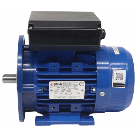 SILNIK ELEKTRYCZNY 0,75kW 230V 1420obr 1FAZOWY KONDENSATOR PRACY ROZRUCHU